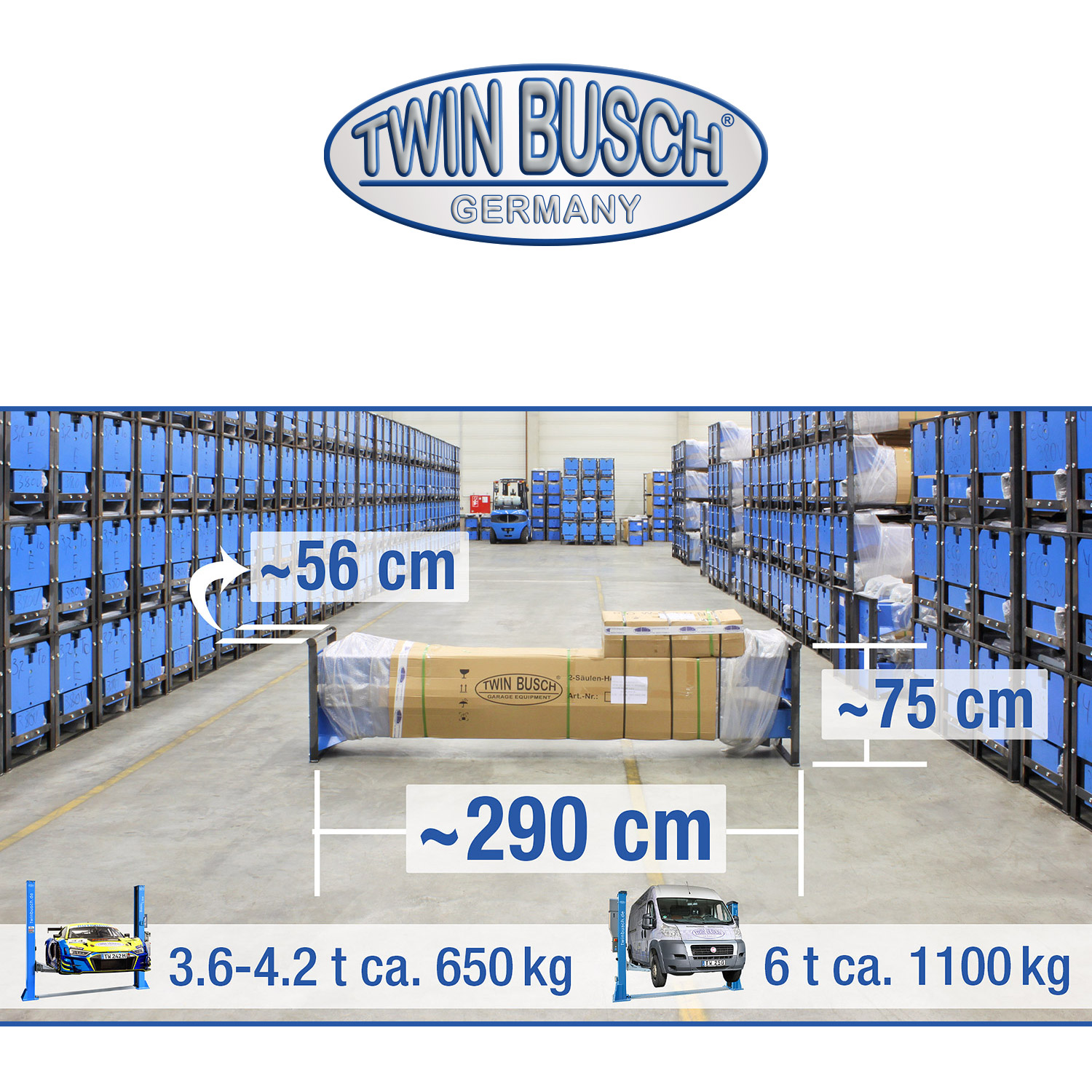 TW236PEB3.9-400: Pont 2 colonnes Profi-Line sans embase 3.6 t – Image 14