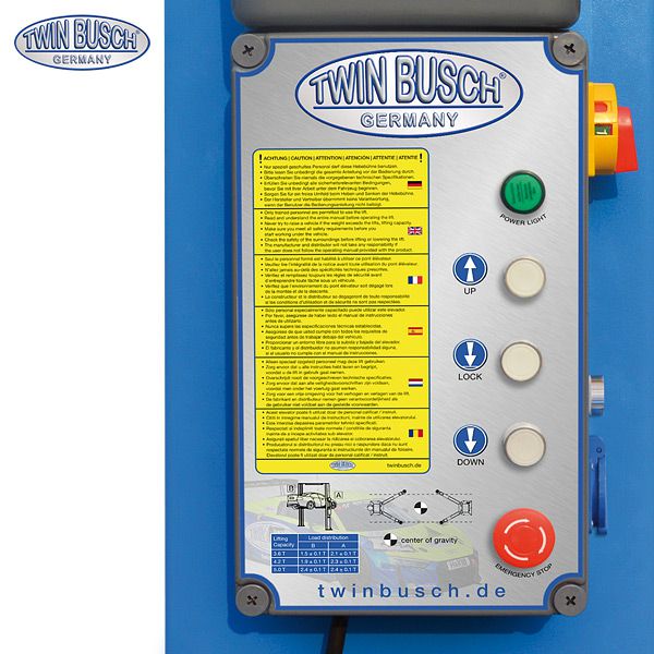 TW260-400: Pont 2 colonnes HEAVY LINE 6.0 T – Image 3