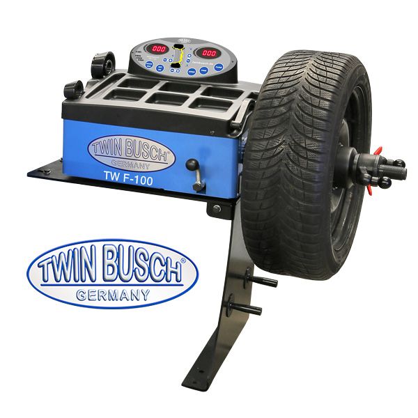 Équilibreuse de roues Twin Busch TWF-100 – Lancement manuel – VL
