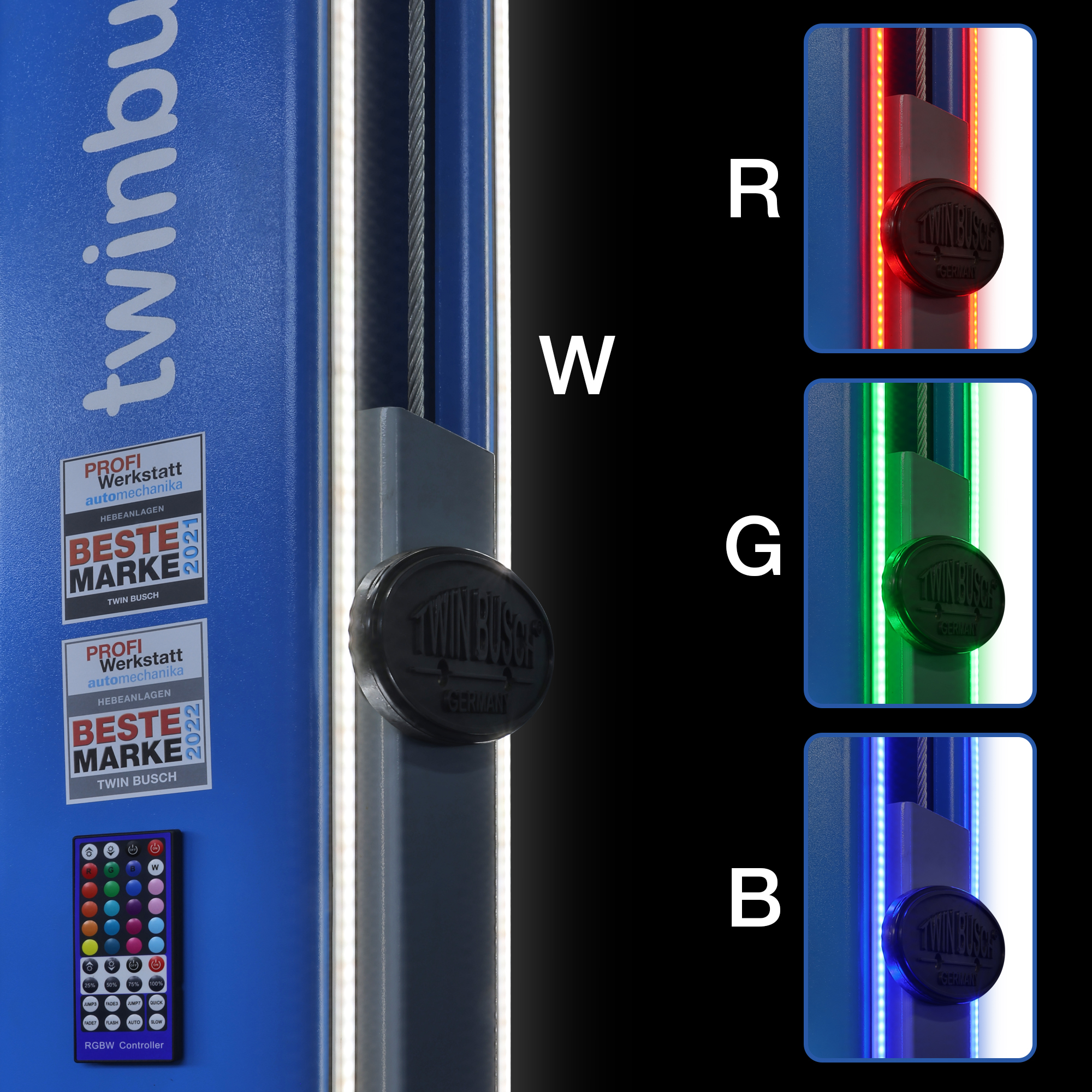TWLED-2B: Éclairage à LED (KIT LED) pour ponts élévateurs 2 colonnes sans embase – Image 3