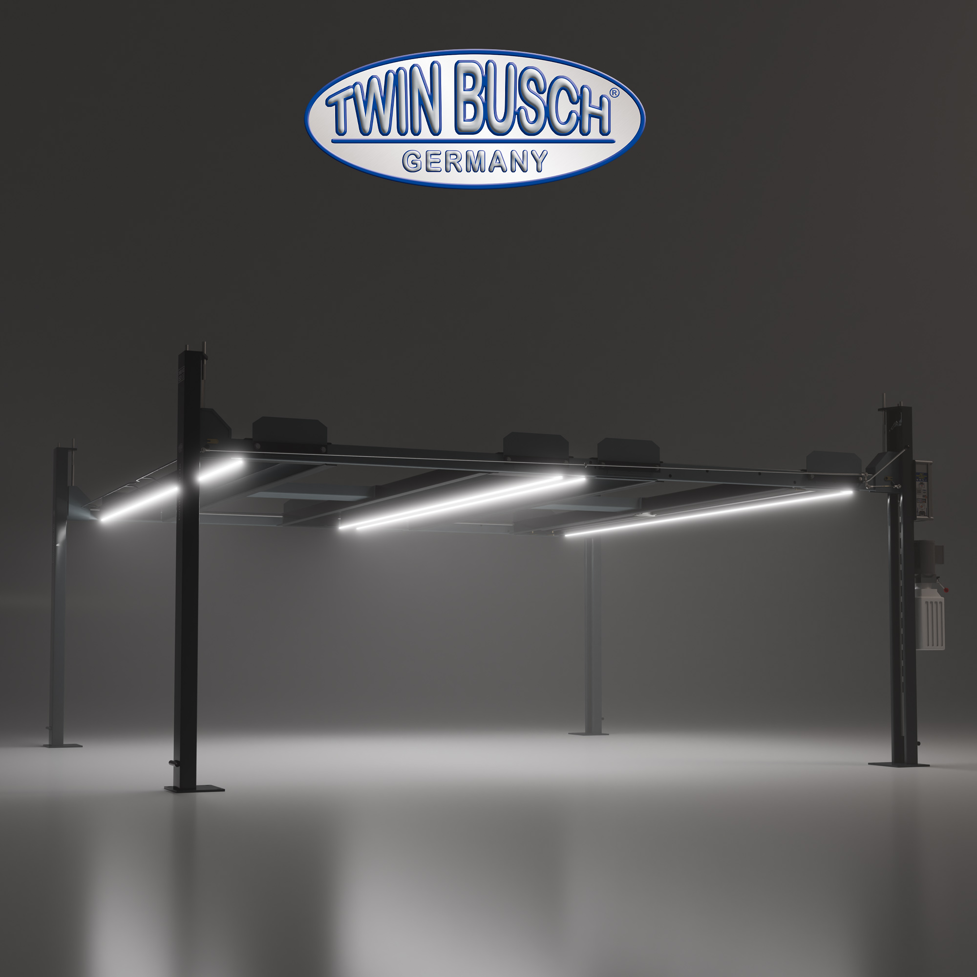 TWLED-4PD2: Éclairage à LED (KIT LED) pour les ponts élévateurs 4 colonnes DOUBLE PARKING TW436PD2-G