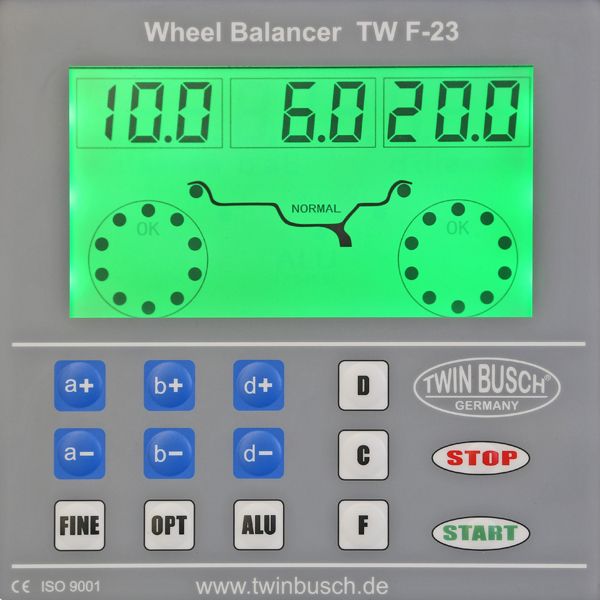 Pack Atelier Twin Busch TWX-98 + TWF-23 – Démonte-pneus Runflat + Équilibreuse automatique – Image 12